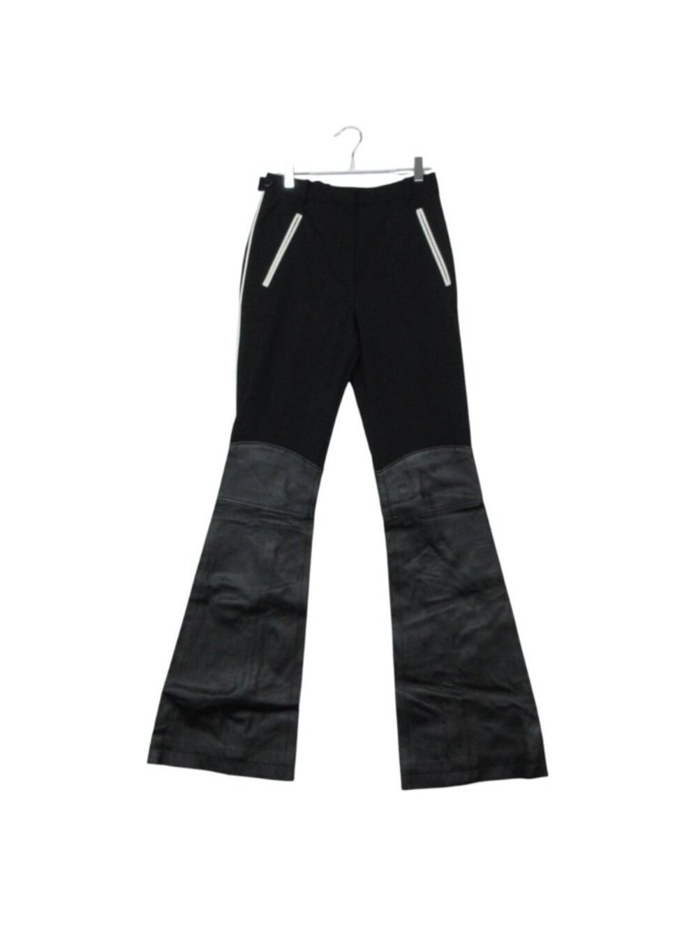 Louis Vuitton Pants Lambskin Accent Flare Black